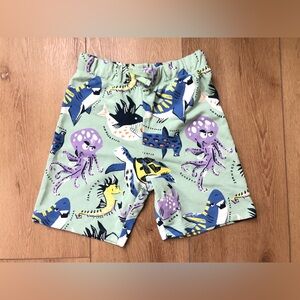 H&M Kids Sea Creature Print Shorts - Green